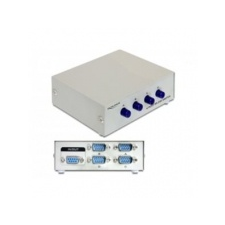 DELOCK 87589 serial switch RS-232 4 port manual hub és switch