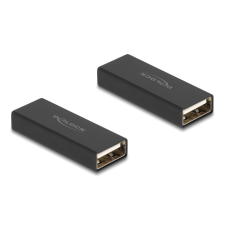  Delock A-típusú USB 2.0 fém adapter anya - anya kábel és adapter