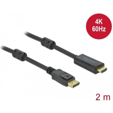 DELOCK Active DisplayPort 1.2 to HDMI Cable 4K 60Hz 2m Black kábel és adapter