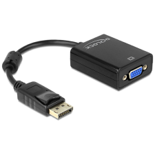 DELOCK Adapter Displayport 1.2 male &gt; VGA female Black kábel és adapter