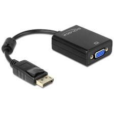 DELOCK Adapter Displayport 1.2 male > VGA female Black kábel és adapter