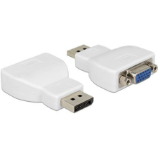 DELOCK adapter DisplayPort (M) - VGA (F) (fehér) kábel és adapter
