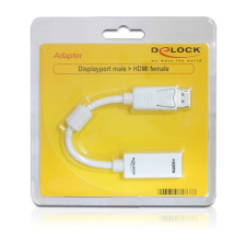 DELOCK Adapter Displayport male -&amp;gt; HDMI female (61 audió/videó kellék, kábel és adapter