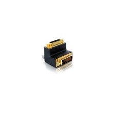 DELOCK adapter DVI (M-F) (90°) kábel és adapter