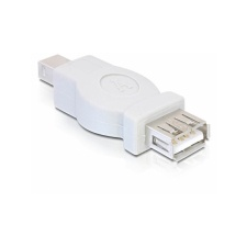 DELOCK Adapter Gender Changer USB-B male – USB-A female asztali számítógép kellék
