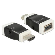 DELOCK Adapter HDMI-A male > VGA female with Audio kábel és adapter