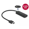 DELOCK Adapter HDMI-A Stecker zu USB Type-C Buchse (DP Alt Mode) 4K 60