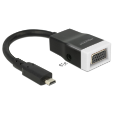 DELOCK Adapter HDMI-micro D dugó &gt; VGA hüvely audióval kábel és adapter