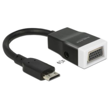 DELOCK Adapter HDMI-mini C dugó > VGA hüvely audióval kábel és adapter