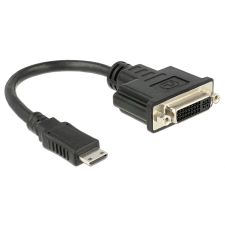 DELOCK Adapter HDMI Mini-C male &gt; DVI 24+5 female audió/videó kellék, kábel és adapter