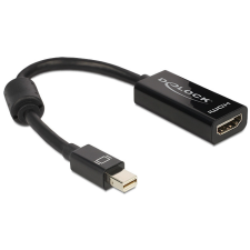 DELOCK Adapter mini Displayport 1.1 male &gt; HDMI female Passive Black kábel és adapter