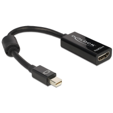 DELOCK Adapter mini Displayport 1.1 male > HDMI female Passive Black kábel és adapter