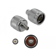 DELOCK Adapter N-dugó apa RP-SMA csatlakozóhüvely 10 GHz kábel és adapter