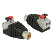 DELOCK adapter RCA aljzat - 2 pol. nyomógombos sorkapocs egyéb hálózati eszköz
