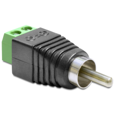 DELOCK Adapter RCA apa > Terminál Blokk 2 érintkezővel egyéb hálózati eszköz