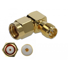 DELOCK Adapter RP-SMA-dugó apa RP-SMA csatlakozóhüvely 90 10 GHz kábel és adapter