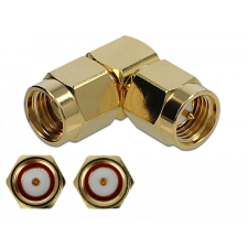 DELOCK Adapter SMA-dugó apa RP-SMA-dugó 90 10 GHz kábel és adapter