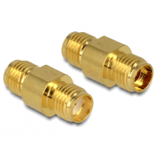 DELOCK adapter SMA jack > SMA jack, 17,15 mm, aranyozott kábel és adapter