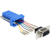  Delock adapter Sub-D 9 Pin anya > RJ45 anya, szerelő készlet