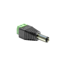 DELOCK Adapter Terminalblock 2Pin -> DC 2,1 x 5,5mm Stecker (65396) kábel és adapter