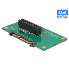DELOCK Adapter U.2 SFF-8639 &gt; PCIe x4 rögzítolemezzel kábel és adapter