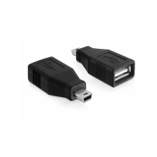 DELOCK Adapter USB 2.0-A female > mini USB male asztali számítógép kellék