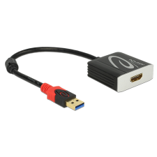 DELOCK adapter usb 3.0 a-típusú csatlakozódugóval hdmi csatlakozóhüvellyel kábel és adapter