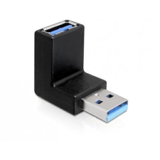 DELOCK Adapter USB 3.0 male-female 90° fokban függ kábel és adapter
