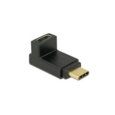 DELOCK adapter USB-C 3.1 (M) - USB-C 3.1 (F) 90° kábel és adapter