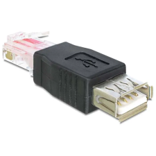DELOCK Adapter USB female > RJ45 male kábel és adapter