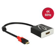 DELOCK Adapter USB Type-C male &gt; HDMI female (DP Alt Mode) 4K 60Hz kábel és adapter