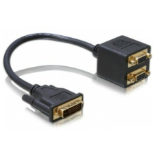 DELOCK Adapter VGA male to 2x VGA female kábel és adapter