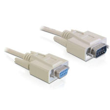 DELOCK adatátviteli kábel DB9F/DB9M 3m kábel és adapter