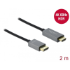 DELOCK Aktív DisplayPort 1.4 - HDMI kábel 4K 60 Hz (HDR) 2 méter hosszú
