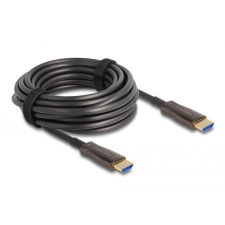 DELOCK Aktív optikai HDMI kábel fém borítással 8K 60 Hz 100 m (86080) kábel és adapter