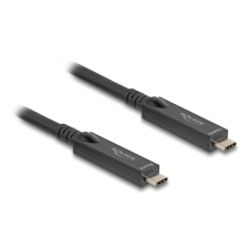 DELOCK Aktív optikai USB-C 8K Video + adat + PD kábel 5 m kábel és adapter