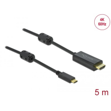 DELOCK aktív USB-C - HDMI kábel (DP Alt Mode) 4K60Hz 5m (85972) (del85972) kábel és adapter