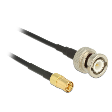DELOCK Antenna Kábel BNC Plug &gt; SMB Plug RG-174 2 m egyéb hálózati eszköz