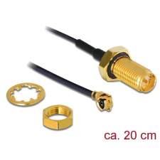 DELOCK antenna kábel RP-SMA > MHF /U.FL-LP-068 20cm (88746) (DE88746) kábel és adapter