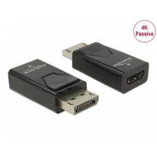 DELOCK Átalakító DisplayPort 1.2 male > HDMI female 4K passzív fekete (66234) kábel és adapter