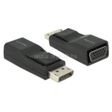 DELOCK Átalakító Displayport 1.2 male to VGA female, fekete (DL65653) kábel és adapter