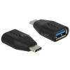 DELOCK Átalakító USB 3.1 Gen 2 Type-C male to Type-A female (DL65519)