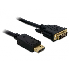 DELOCK Cable Displayport male -> DVI 24+1 male 1m audió/videó kellék, kábel és adapter