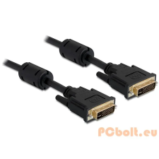 DELOCK Cable DVI 24+5 male > DVI 24+5 male 2m Black kábel és adapter