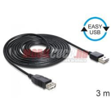 DELOCK Cable EASY-USB 2.0-A male &gt; USB 2.0-A fema kábel és adapter