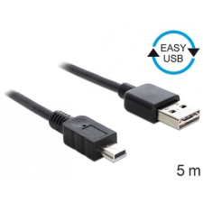 DELOCK Cable EASY-USB 2.0-A male &gt; USB 2.0 mini m kábel és adapter
