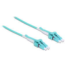 DELOCK Cable Optical Fibre LC > LC Multimode OM3 Uniboot 1m (85127) kábel és adapter