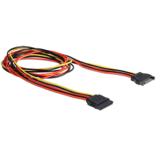 DELOCK Cable Power SATA 15 Pin male > SATA 15 Pin kábel és adapter