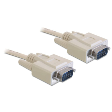 DELOCK Cable RS-232 serial Sub-D9 male / male 2m kábel és adapter