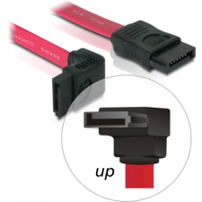 DELOCK cable SATA 50cm up/straight kábel és adapter